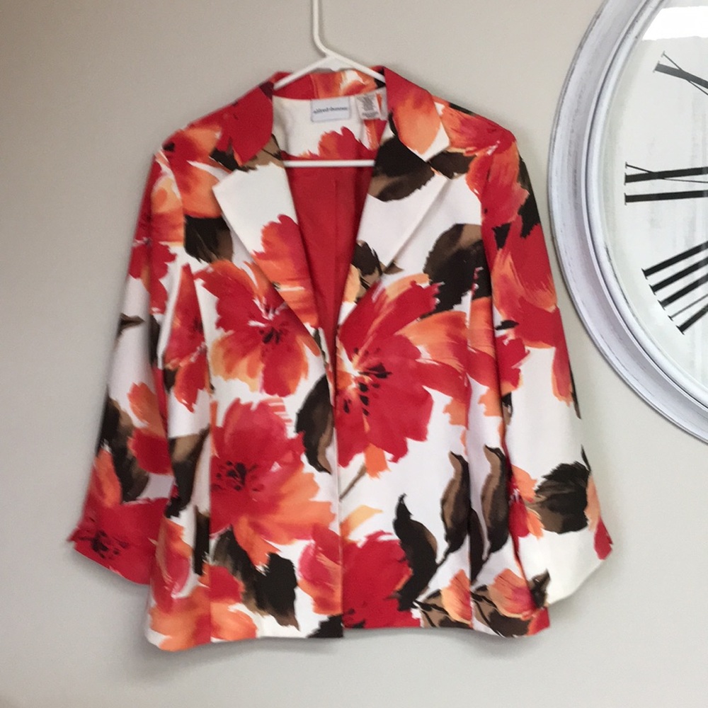 Alfred Dunner Open Front Jacket